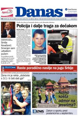 Danas - broj 6468, 15. jun 2015.