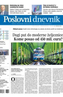 Poslovni Dnevnik - broj 5077, 24. apr 2024.