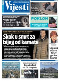 Vijesti - broj 9993, 27. feb 2026.