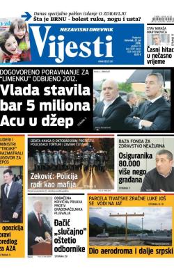 Vijesti - broj 6581, 21. jul 2016.