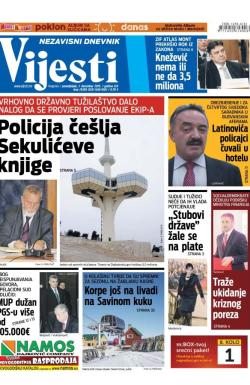 Vijesti - broj 6359, 7. dec 2015.