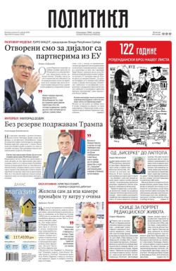 Politika - broj 40278, 25. jan 2026.