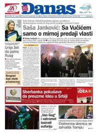 Danas - broj 7262, 17. avg 2017.
