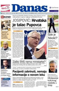 Danas - broj 5444-5445, 25. avg 2012.