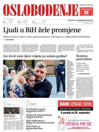 Oslobođenje - broj 25803, 27. sep 2018.