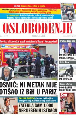 Oslobođenje - broj 24.467, 11. jan 2015.