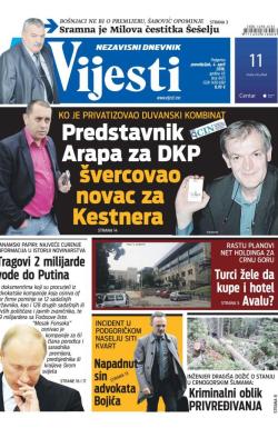 Vijesti - broj 6475, 4. apr 2016.