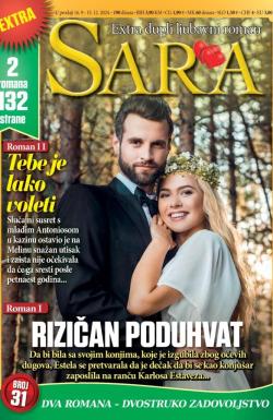 Sara extra ljubavni roman - broj 31, 16. sep 2024.