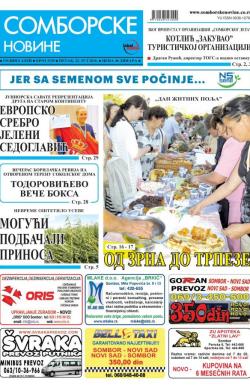 Somborske novine - broj 3239, 22. jul 2016.