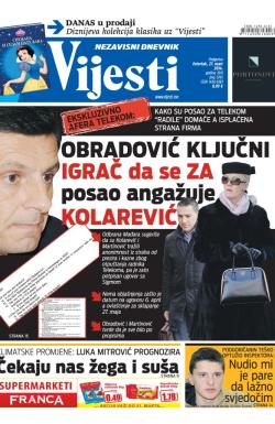 Vijesti - broj 5745, 27. mar 2014.