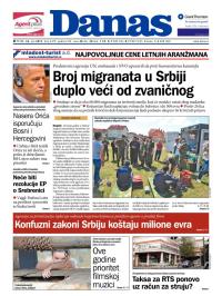 Danas - broj 6479, 26. jun 2015.