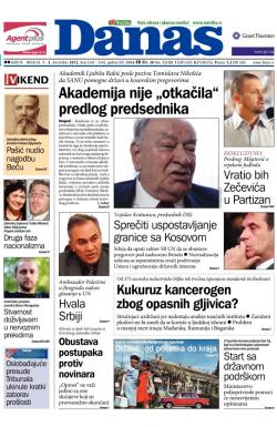 Danas - broj 5542-5543, 1. dec 2012.