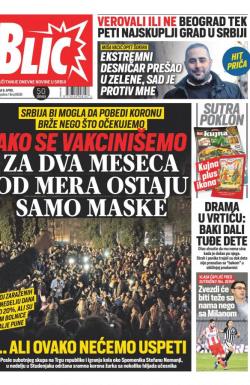 Blic - broj 8658, 6. apr 2021.