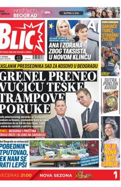 Blic - broj 8135, 11. okt 2019.