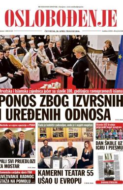 Oslobođenje - broj 24.940, 28. apr 2016.