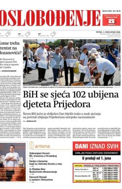 Oslobođenje - broj 25687, 1. jun 2018.