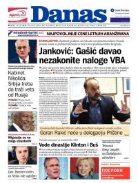 Danas - broj 6470, 17. jun 2015.