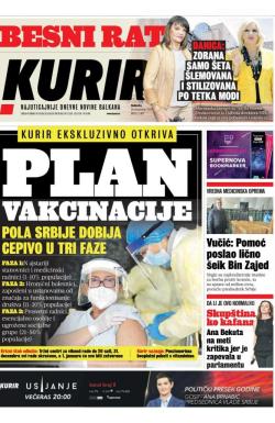 Kurir - broj 2467, 26. dec 2020.