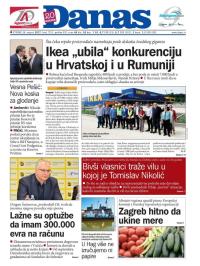 Danas - broj 7253, 8. avg 2017.