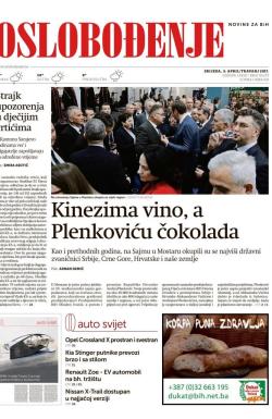 Oslobođenje - broj 25273, 5. apr 2017.