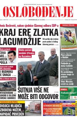 Oslobođenje - broj 24.391, 27. okt 2014.