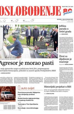 Oslobođenje - broj 27288, 3. maj 2023.