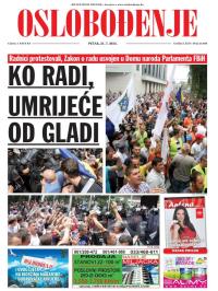 Oslobođenje - broj 24.668, 31. jul 2015.