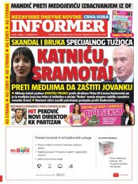 Informer CG - broj 1018, 5. sep 2015.