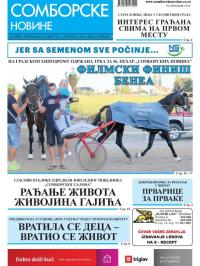 Somborske novine - broj 3454, 4. sep 2020.