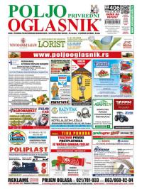 Poljoprivredni Oglasnik - broj 406, 13. sep 2019.