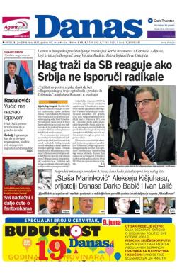 Danas - broj 6827, 8. jun 2016.