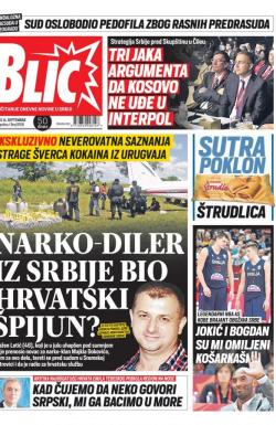 Blic - broj 8108, 14. sep 2019.