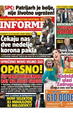 Informer - broj 2608, 17. nov 2020.