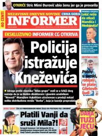 Informer CG - broj 669, 16. jul 2014.