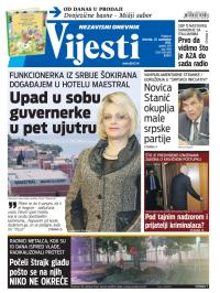 Vijesti - broj 5926, 25. sep 2014.