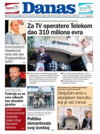 Danas - broj 7778, 15. jan 2019.