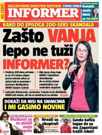 Informer CG - broj 765, 5. nov 2014.
