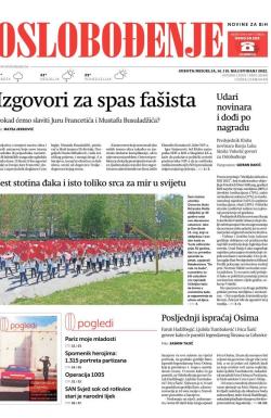 Oslobođenje - broj 26991, 14. maj 2022.