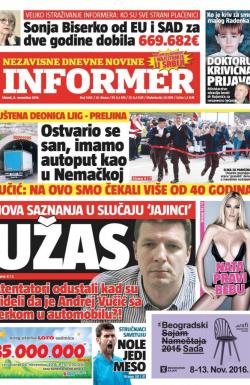 Informer - broj 1380, 8. nov 2016.