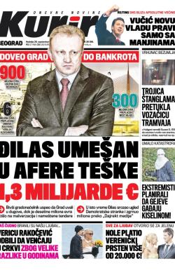 Kurir - broj 3596, 29. sep 2013.