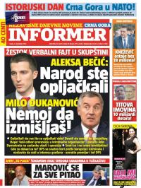 Informer CG - broj 1093, 2. dec 2015.