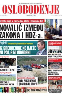 Oslobođenje - broj 24.571, 25. apr 2015.