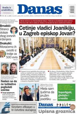 Danas - broj 8642, 28. maj 2021.