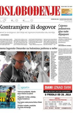 Oslobođenje - broj 25395, 7. avg 2017.