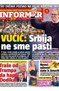 Informer - broj 3950, 9. apr 2025.