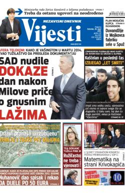 Vijesti - broj 6105, 26. mar 2015.