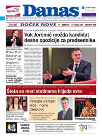 Danas - broj 6660, 24. dec 2015.