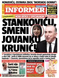 Informer CG - broj 983, 27. jul 2015.