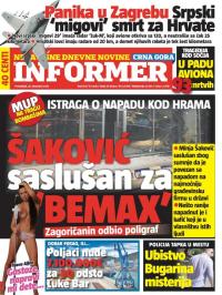 Informer CG - broj 1421, 26. dec 2016.