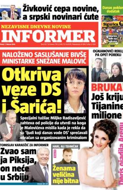 Informer - broj 536, 7. feb 2014.